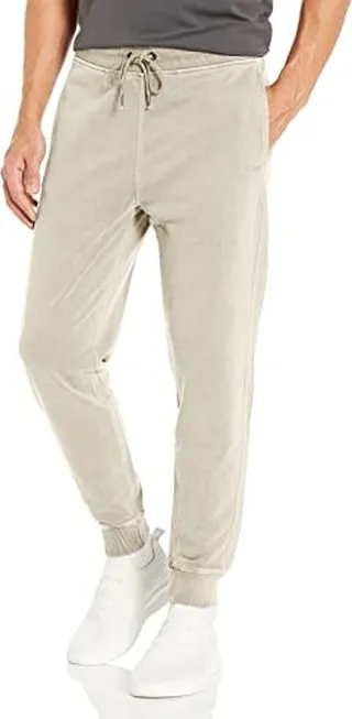 BOSS Men's Garment Dyed Cotton Sweatpants