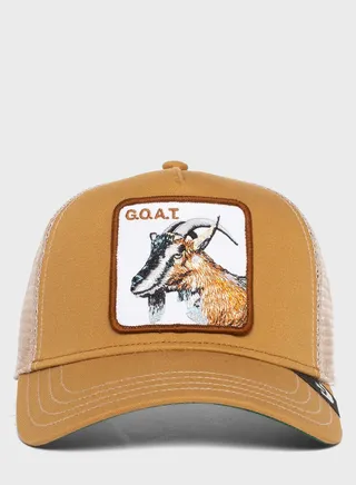 The Goat Curved Peak Cap