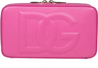 Dolce E Gabbana Case Bedroom Bag In Smooth Calfskin Color Wisteria