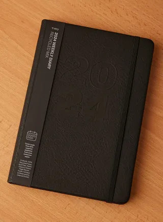 2024 A5 Weekly Buffalo Diary Recycled Mix
