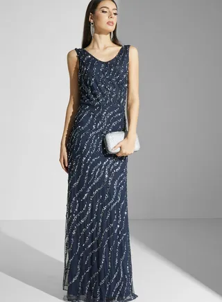 Embellished Maxi Dress