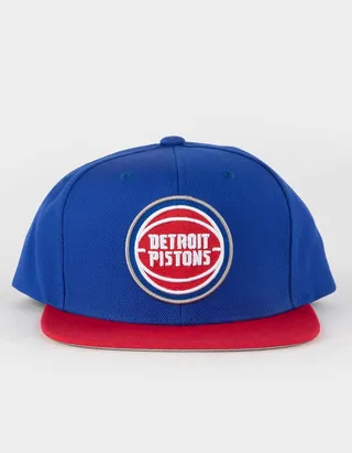 MITCHELL & NESS NBA Team 2 Tone Detroit Pistons Snapback Hat