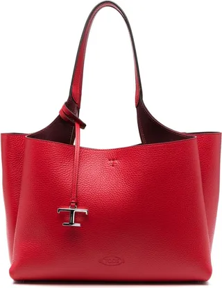 Logo-Charm Detail Tote Bag