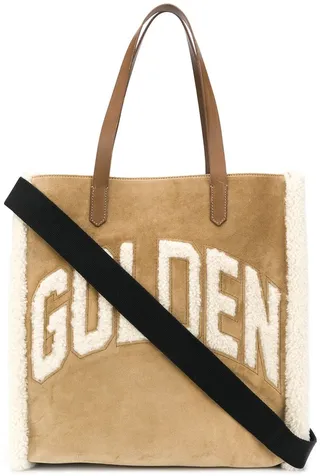 North-South California suede tote bag