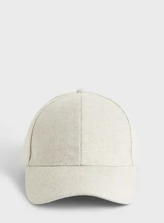 Linen-Blend Cap