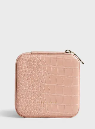 Hazelli Imitation Croc Jewellery Case