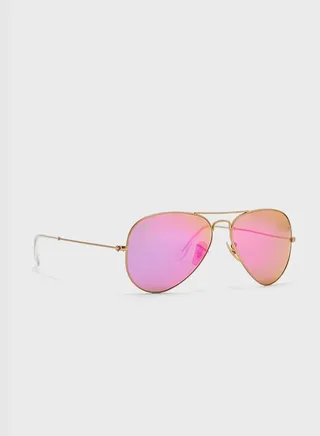 0Rb3025 Aviator Large Metal Sunglasses