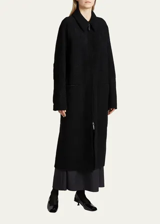 Evelle Long Shearling Coat