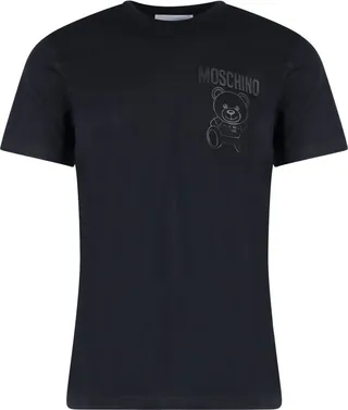 Moschino Logo Detailed Crewneck T-Shirt