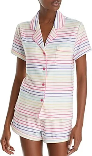 Aqua Love Striped Pajama Set - 100% Exclusive