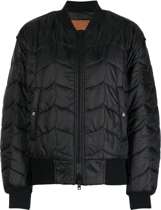 Quilted Bomber Jacket