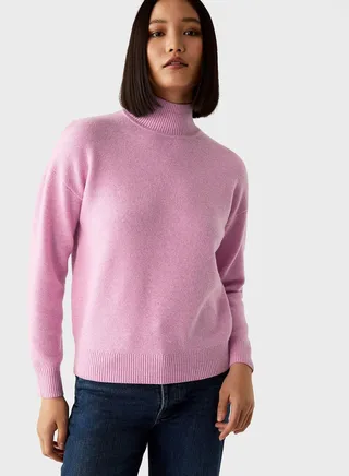 High Neck Knitted Sweater