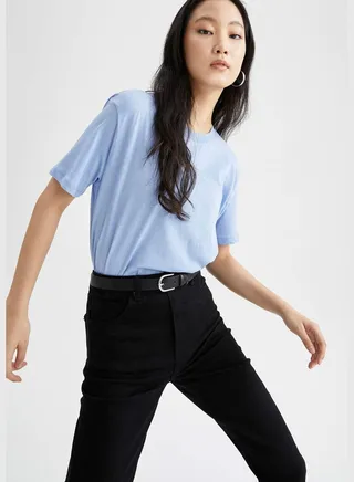 Regular Fit Crew Neck Short Sleeve T-Shirt