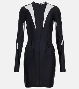 Paneled minidress