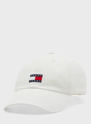 Elongated Flag Curved Cap