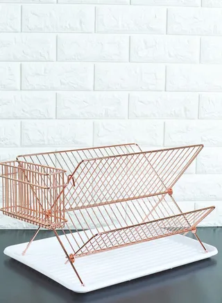 Copper Plated Dish Drying Rack