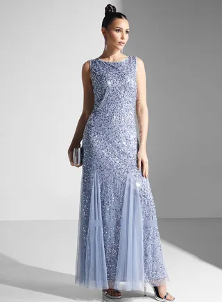 Dima Embellished Flared Dress