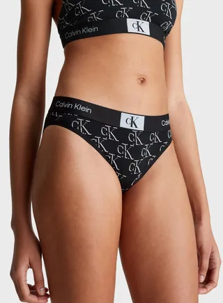 High Waist Logo Brief