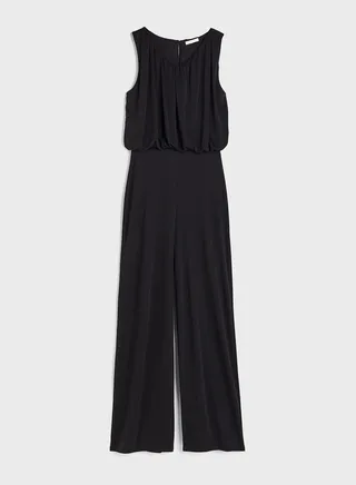 Tiered Wide Leg Jumpsuit