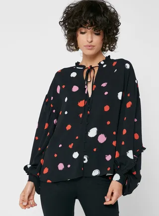 Spot Print Shirt