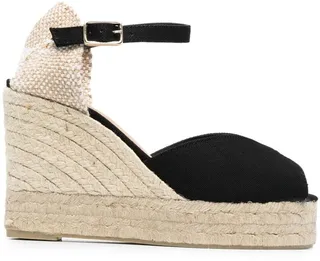 Carol canvas wedge espadrilles