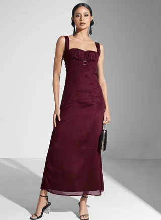 Ruched Detail Dress