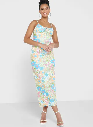 Printed Slip Dress