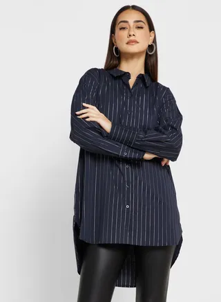 Striped Longline Shirt