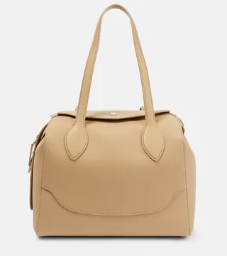Happy Day Medium leather tote bag