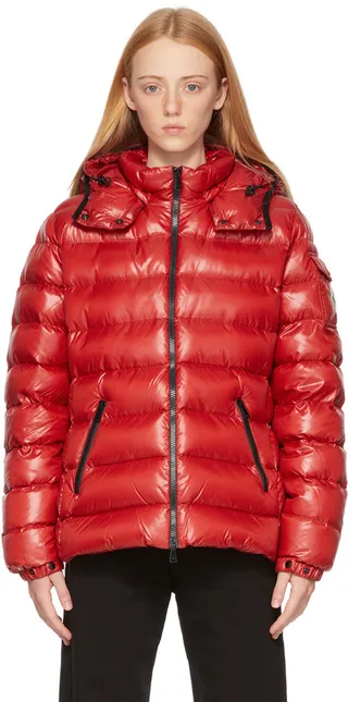 Moncler SSENSE Exclusive Red Down Bady Jacket