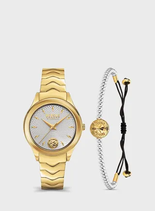 Steel Strap Analog Watch