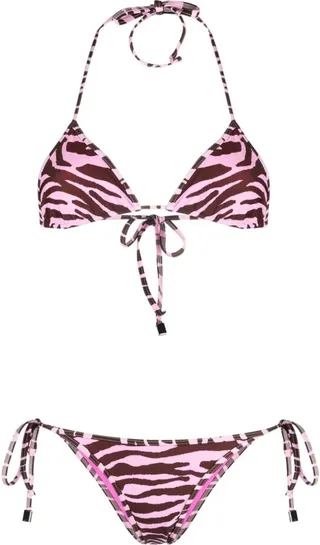 Zebra-Print Bikini
