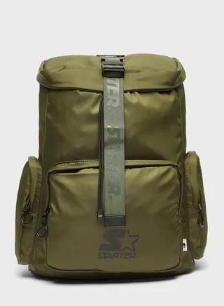 Logo Print Backpack