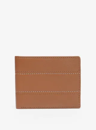 Men's Solid Bi-Fold Cardholder