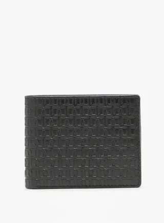 Men's Textured Bi-Fold Wallet