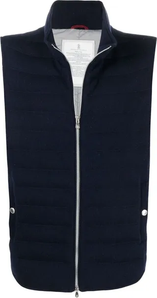 Quilted Zip-Up Gilet