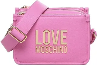 Love Moschino Logo Lettering Zipped Crossbody Bag