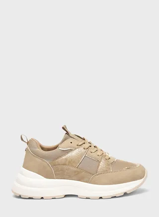 Lace Up Low Top Sneakers