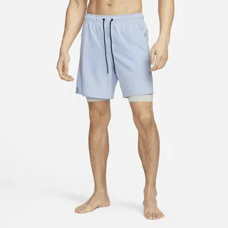 Nike Men's Unlimited Dri-FIT 7" 2-in-1 Versatile Shorts in Blue