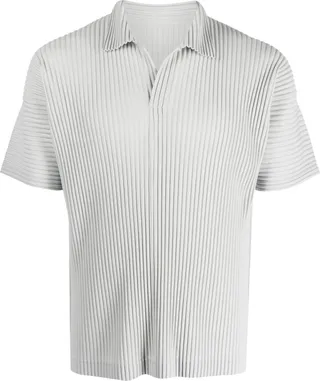 short-sleeve ribbed T-shirt