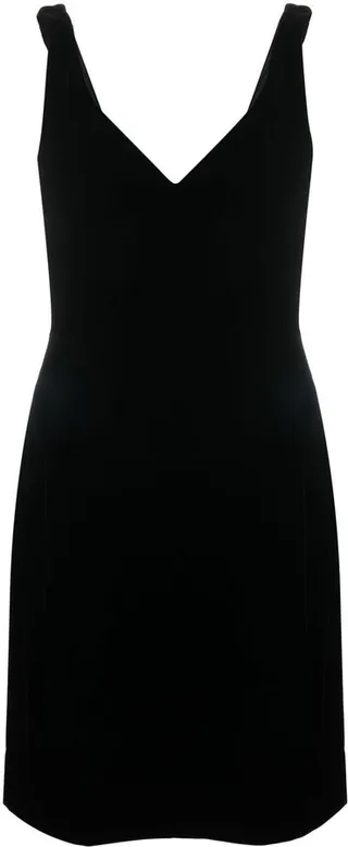 V-neck sleeveless dress