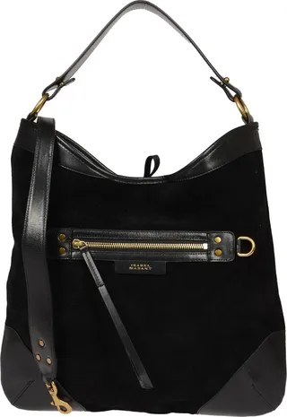 Zip Front Shoulder Bag