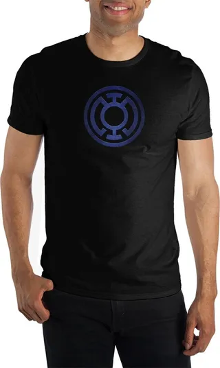 DC Comics Blue Lantern Short-Sleeve T-Shirt-Medium