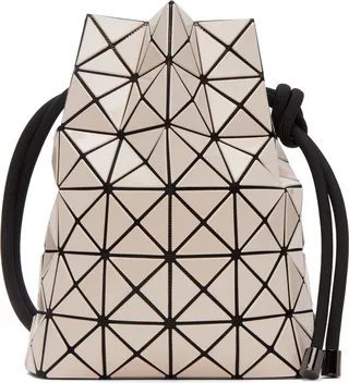 Bao Bao Issey Miyake Beige Small Wring Shoulder Bag