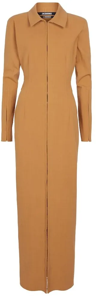 La Robe Obiou linen-blend maxi dress
