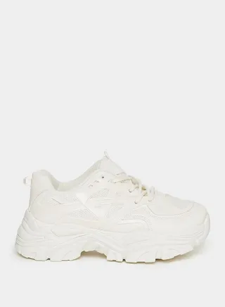 Textured Sole Chunky Sneakers