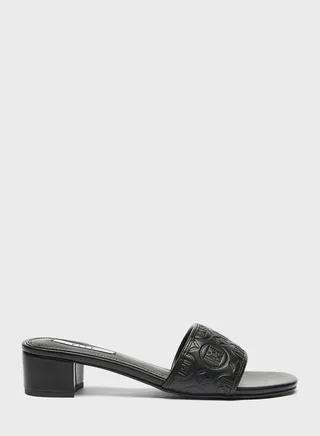 Single Strap Low Heel Sandals