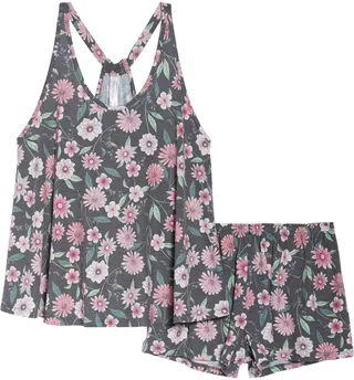 Stephanie II Floral Print Short Pajamas