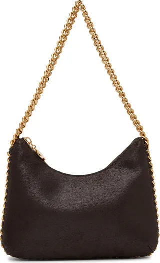 Stella McCartney Brown Mini Falabella Shoulder Bag