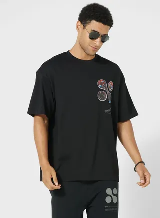 Graphic Crew Neck T-Shirt